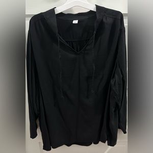 Old Navy Black Long Sleeve Top